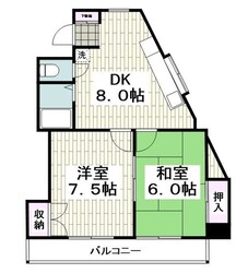 リバーハイム７１１の物件間取画像